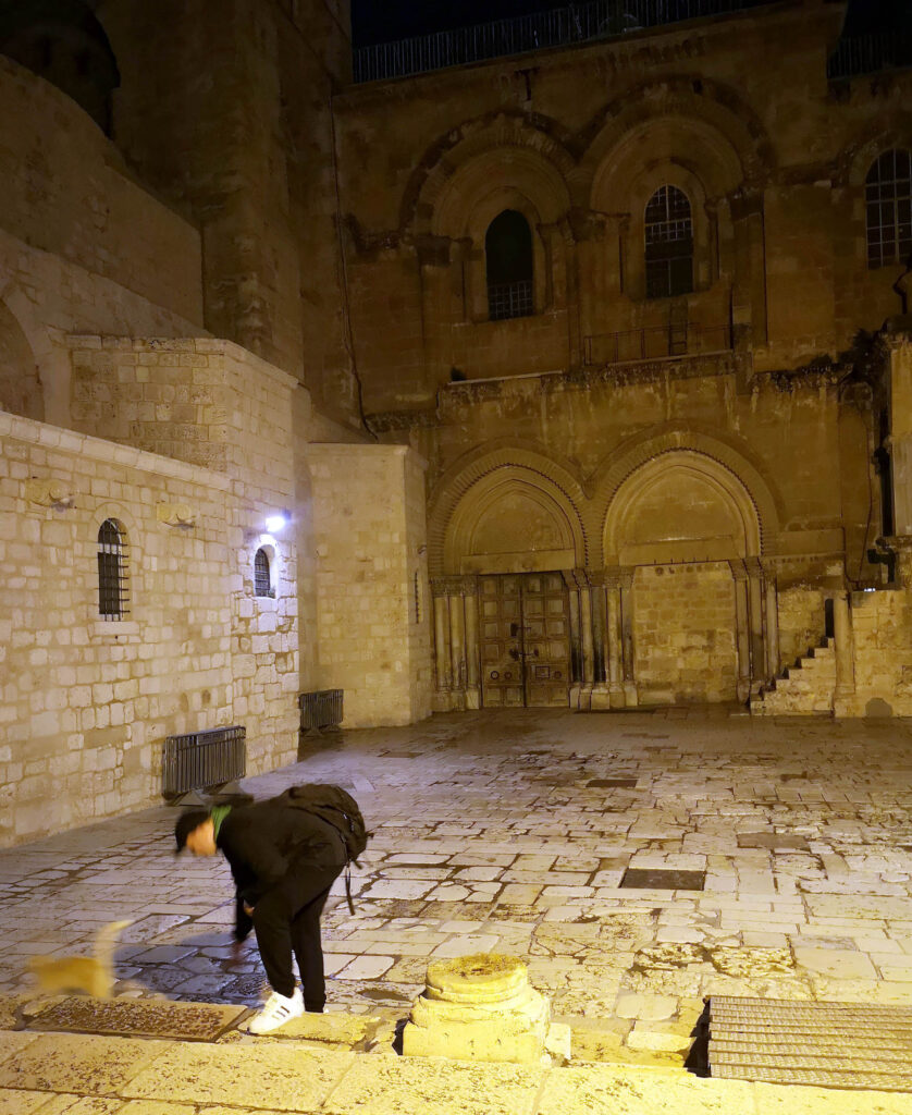 Jerozolima | dzielnica chrześcijańska wieczorem